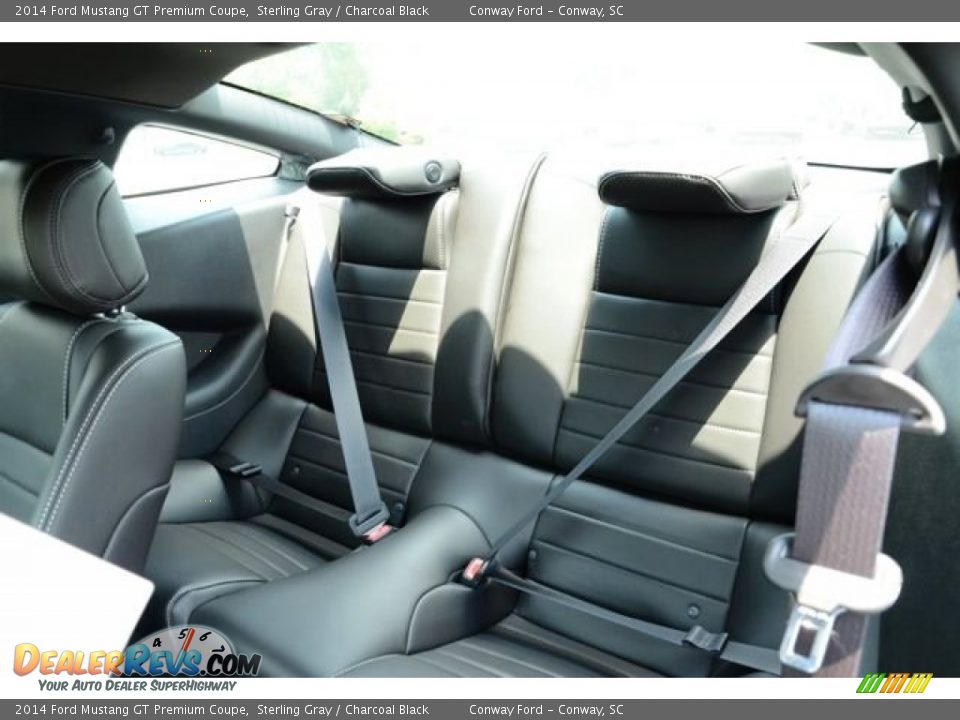 Rear Seat of 2014 Ford Mustang GT Premium Coupe Photo #12
