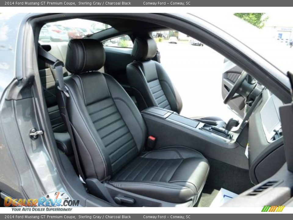 Front Seat of 2014 Ford Mustang GT Premium Coupe Photo #13