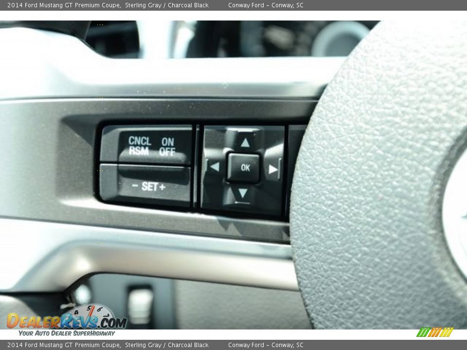 2014 Ford Mustang GT Premium Coupe Sterling Gray / Charcoal Black Photo #16