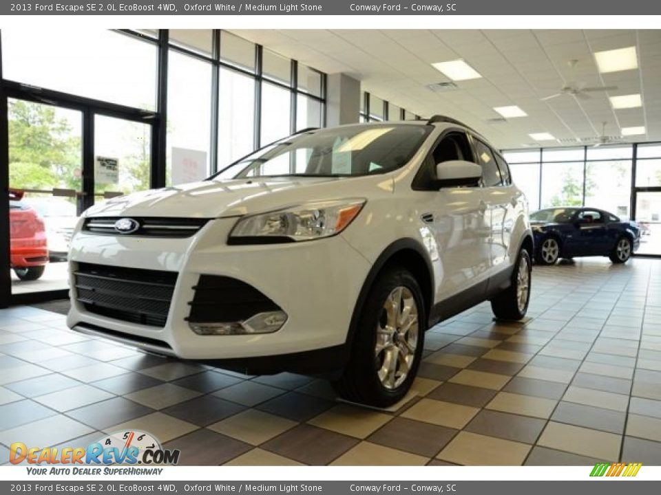 2013 Ford Escape SE 2.0L EcoBoost 4WD Oxford White / Medium Light Stone Photo #1