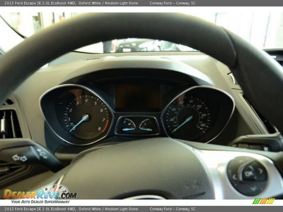 2013 Ford Escape SE 2.0L EcoBoost 4WD Oxford White / Medium Light Stone Photo #14