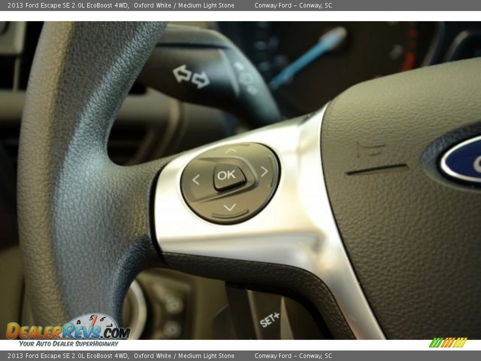 2013 Ford Escape SE 2.0L EcoBoost 4WD Oxford White / Medium Light Stone Photo #15