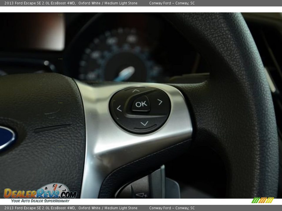 2013 Ford Escape SE 2.0L EcoBoost 4WD Oxford White / Medium Light Stone Photo #17