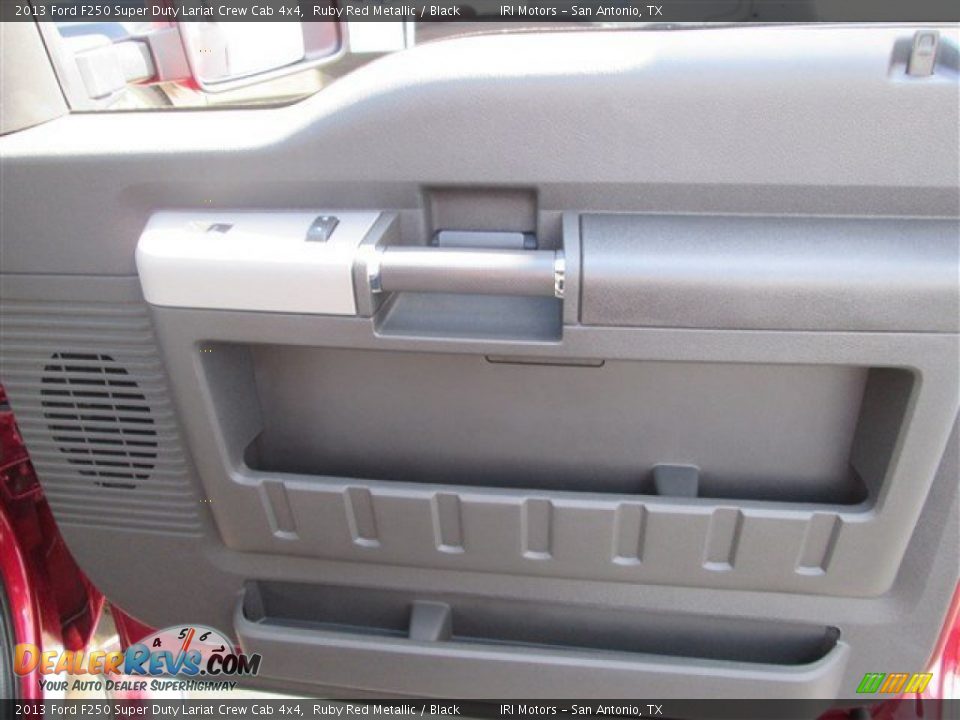 2013 Ford F250 Super Duty Lariat Crew Cab 4x4 Ruby Red Metallic / Black Photo #10