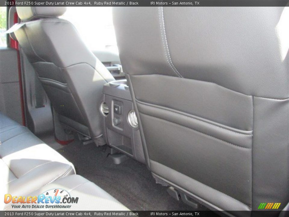 2013 Ford F250 Super Duty Lariat Crew Cab 4x4 Ruby Red Metallic / Black Photo #12