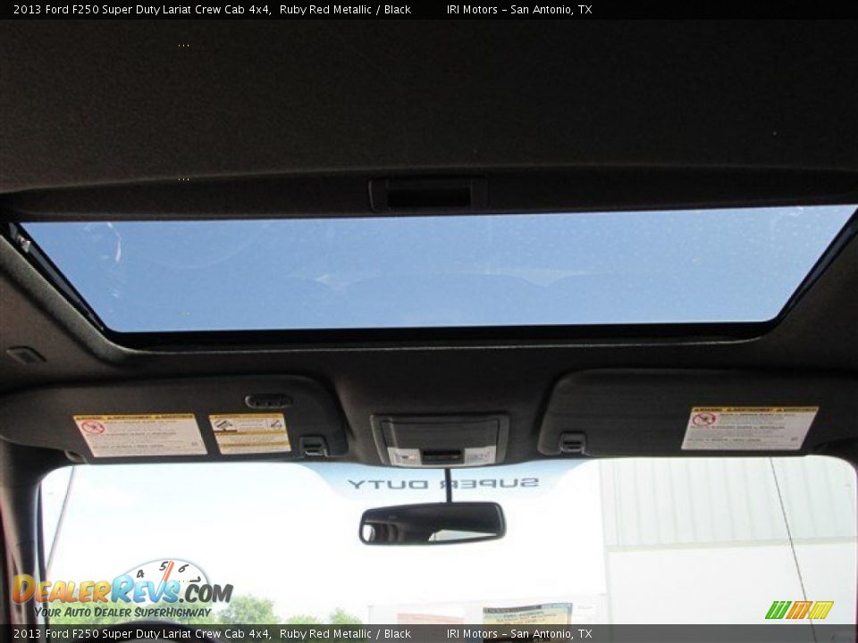2013 Ford F250 Super Duty Lariat Crew Cab 4x4 Ruby Red Metallic / Black Photo #15