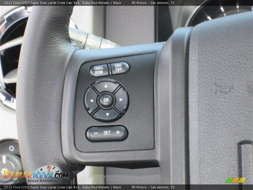 2013 Ford F250 Super Duty Lariat Crew Cab 4x4 Ruby Red Metallic / Black Photo #18