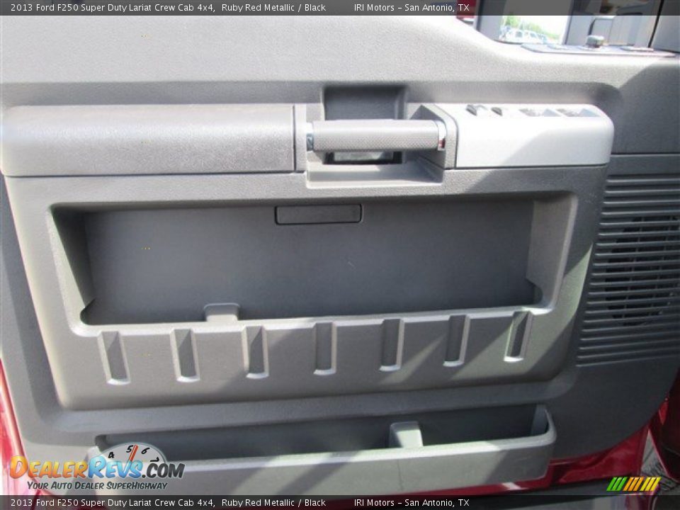 2013 Ford F250 Super Duty Lariat Crew Cab 4x4 Ruby Red Metallic / Black Photo #20