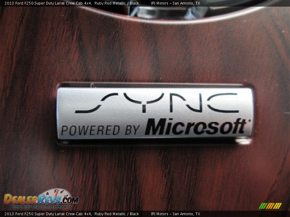 2013 Ford F250 Super Duty Lariat Crew Cab 4x4 Ruby Red Metallic / Black Photo #25