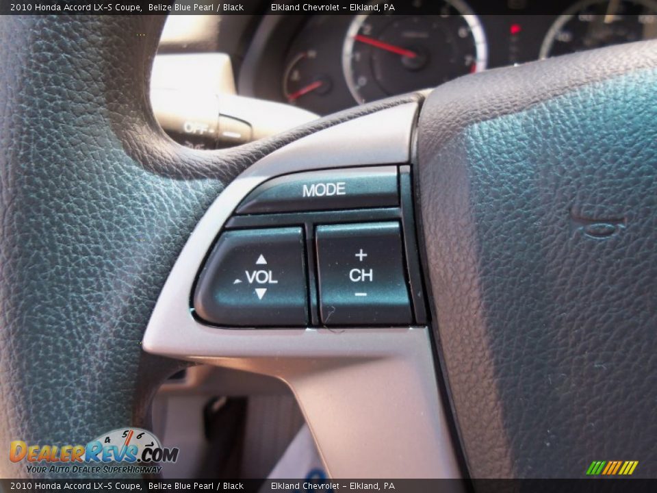 2010 Honda Accord LX-S Coupe Belize Blue Pearl / Black Photo #13