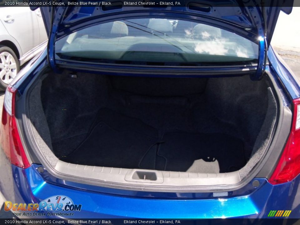 2010 Honda Accord LX-S Coupe Belize Blue Pearl / Black Photo #20