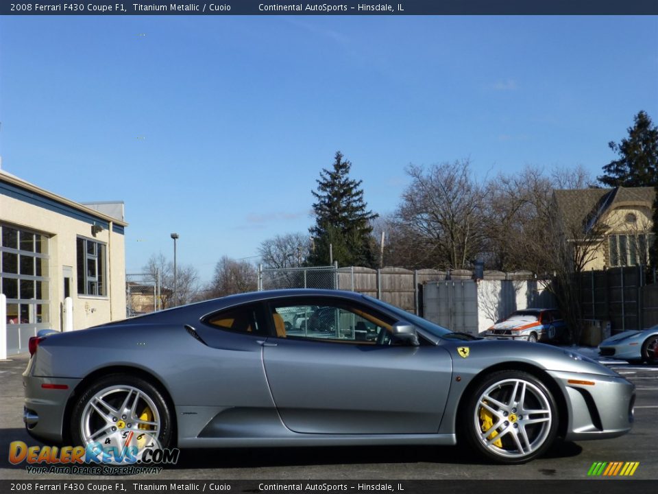 2008 Ferrari F430 Coupe F1 Titanium Metallic / Cuoio Photo #6