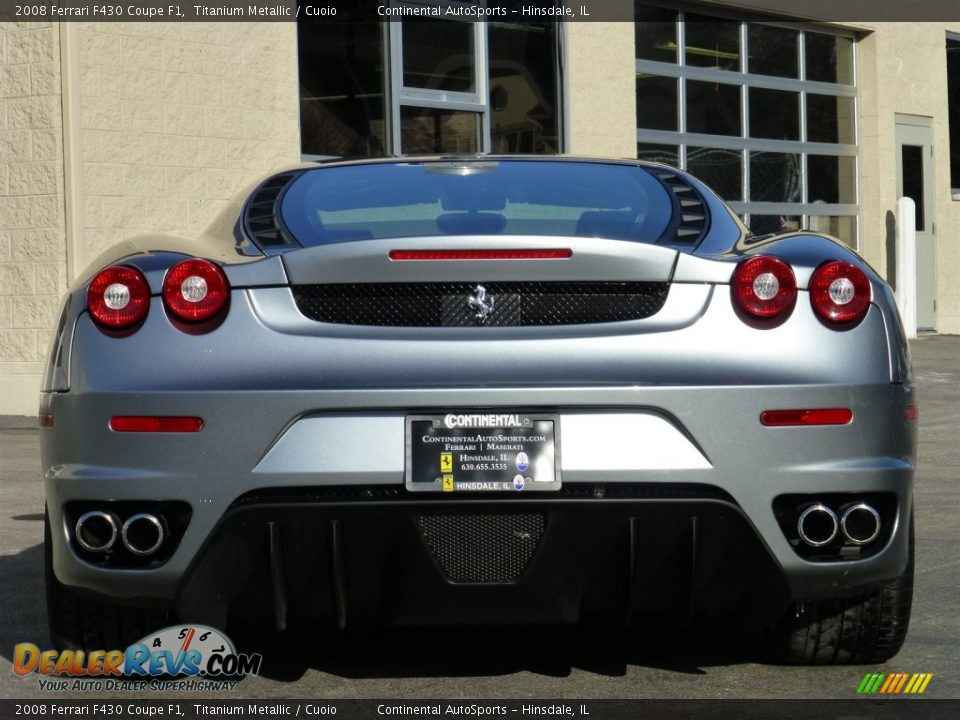2008 Ferrari F430 Coupe F1 Titanium Metallic / Cuoio Photo #10
