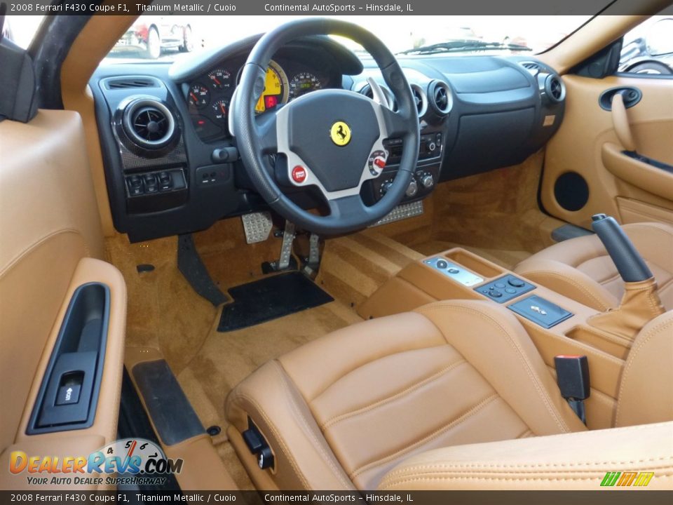 Cuoio Interior - 2008 Ferrari F430 Coupe F1 Photo #21