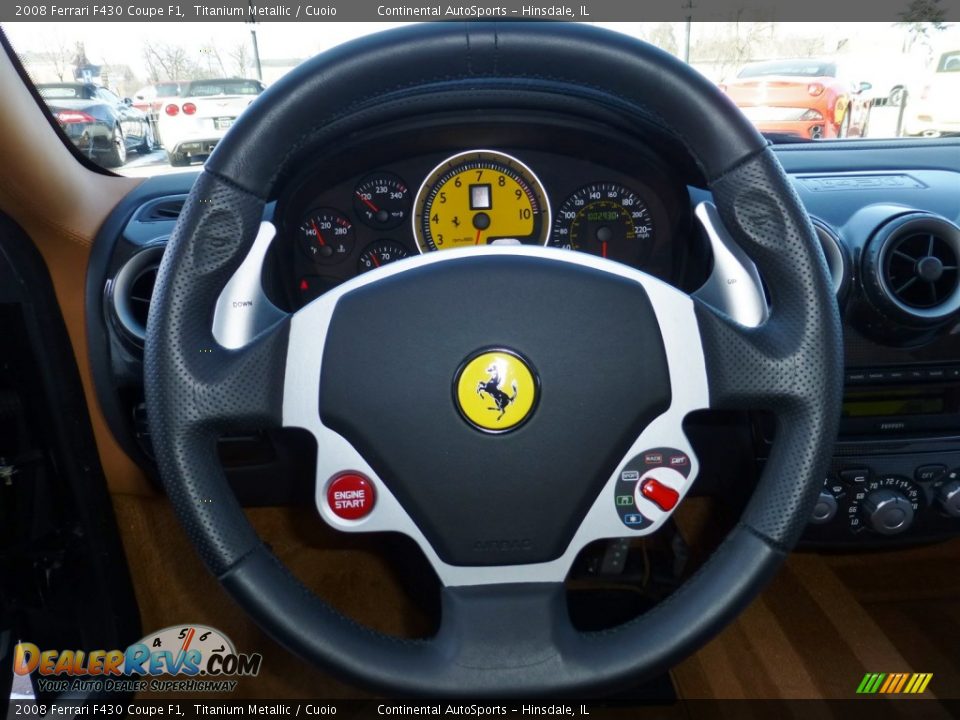 2008 Ferrari F430 Coupe F1 Steering Wheel Photo #27