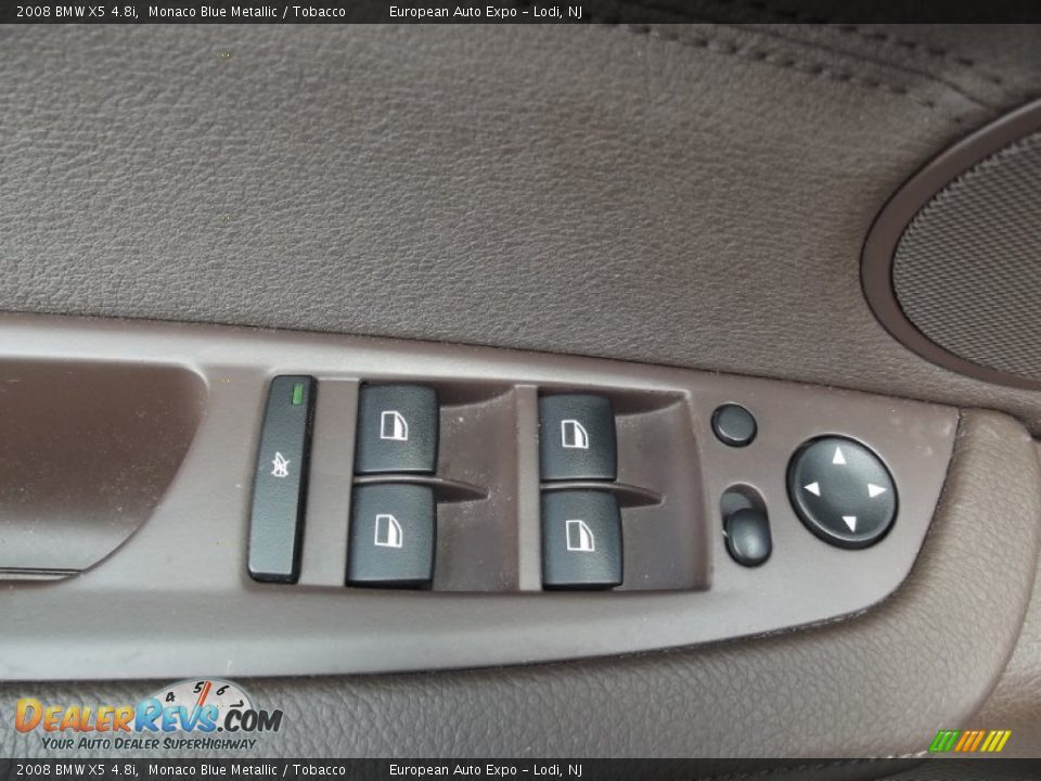 2008 BMW X5 4.8i Monaco Blue Metallic / Tobacco Photo #9