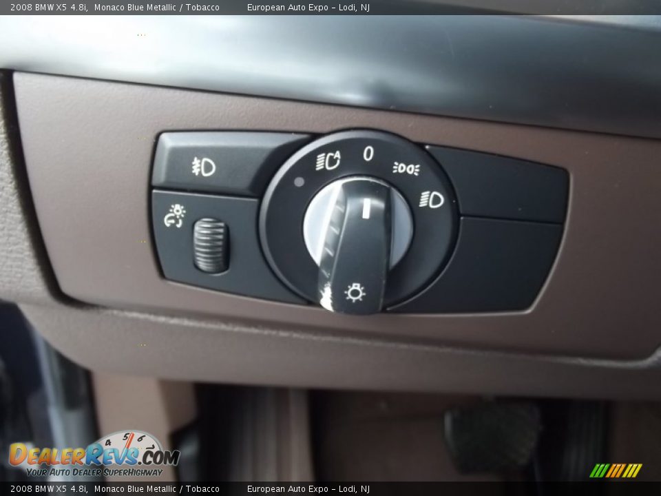 2008 BMW X5 4.8i Monaco Blue Metallic / Tobacco Photo #11