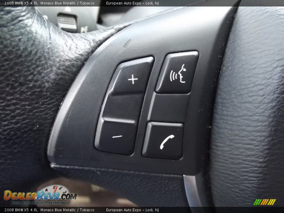 2008 BMW X5 4.8i Monaco Blue Metallic / Tobacco Photo #15