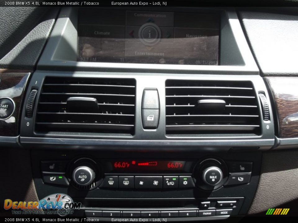 2008 BMW X5 4.8i Monaco Blue Metallic / Tobacco Photo #18