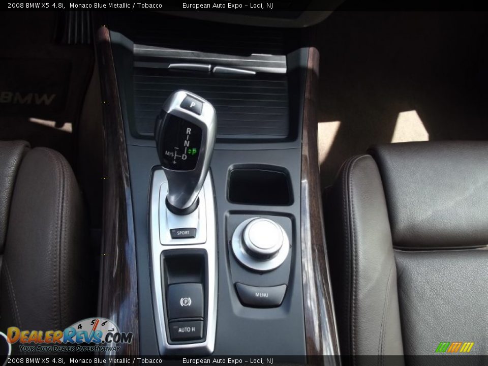 2008 BMW X5 4.8i Monaco Blue Metallic / Tobacco Photo #20