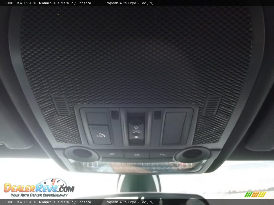 2008 BMW X5 4.8i Monaco Blue Metallic / Tobacco Photo #22