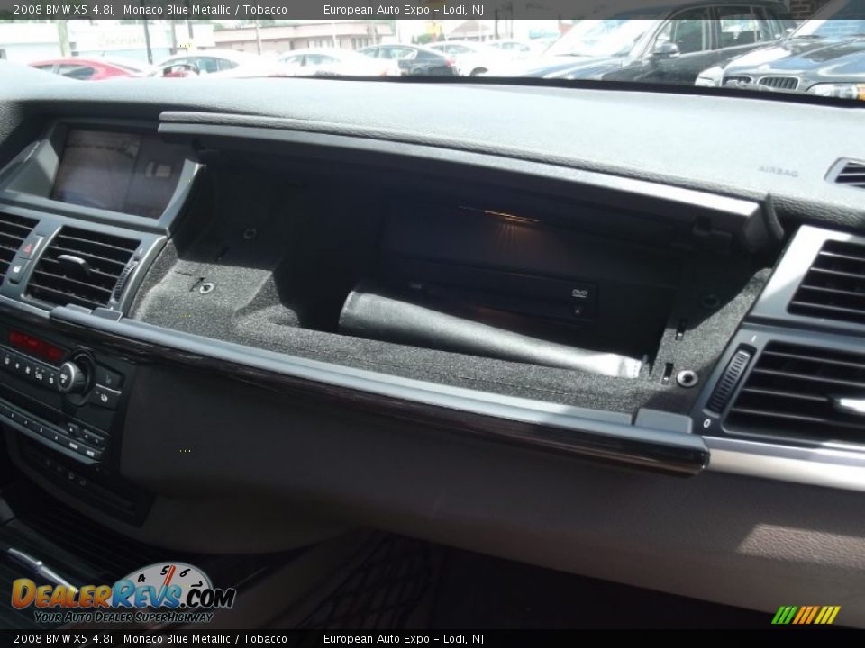 2008 BMW X5 4.8i Monaco Blue Metallic / Tobacco Photo #26
