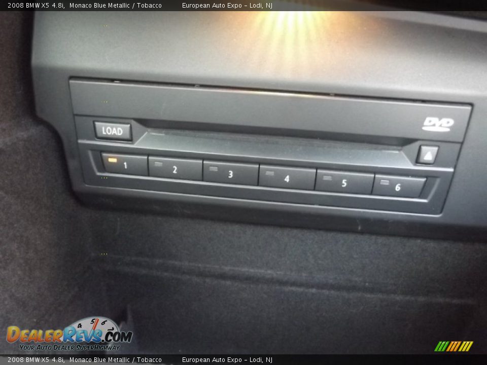 2008 BMW X5 4.8i Monaco Blue Metallic / Tobacco Photo #27