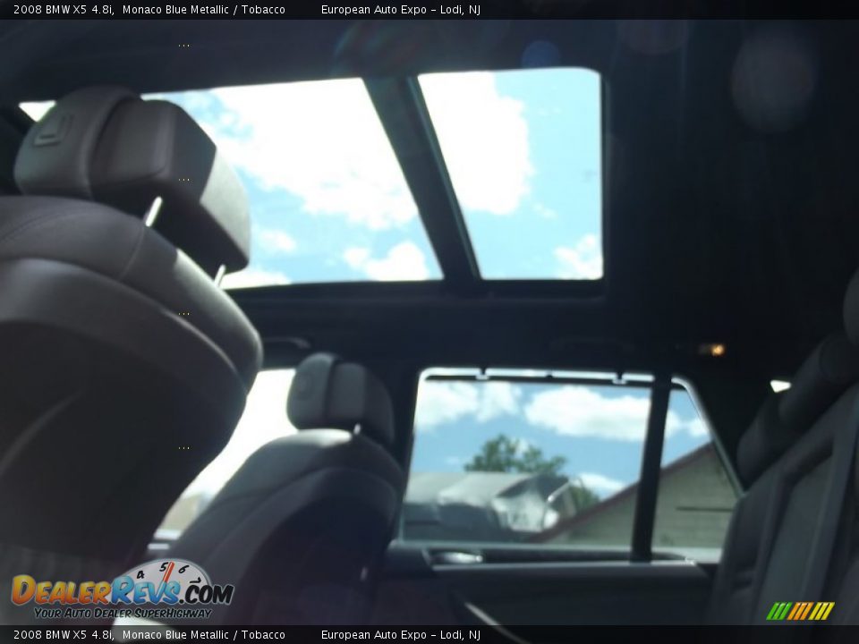 2008 BMW X5 4.8i Monaco Blue Metallic / Tobacco Photo #31