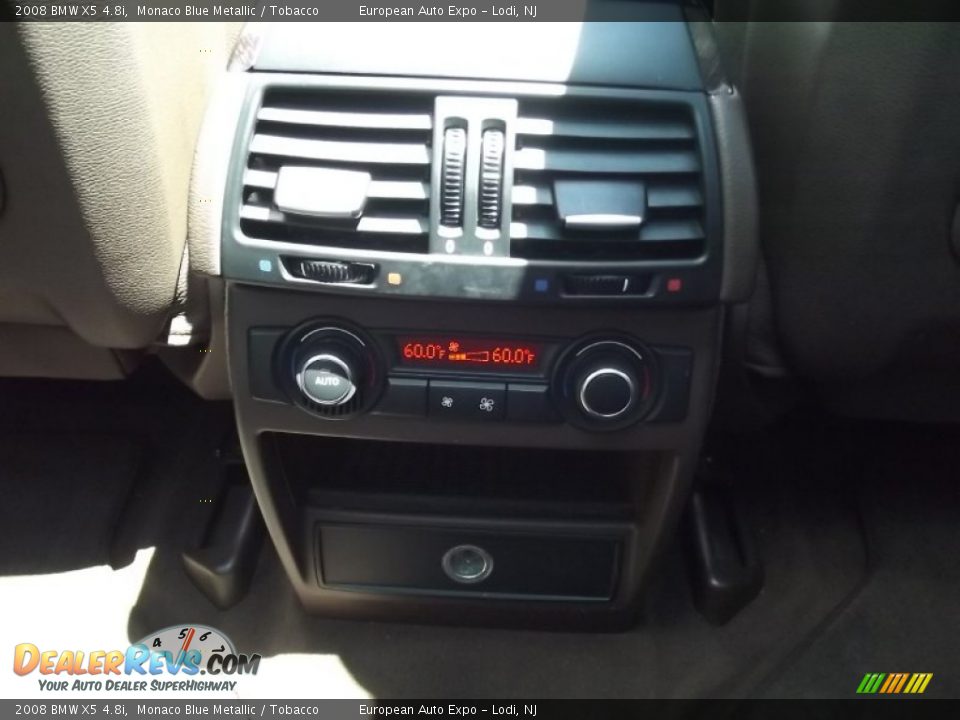 2008 BMW X5 4.8i Monaco Blue Metallic / Tobacco Photo #33