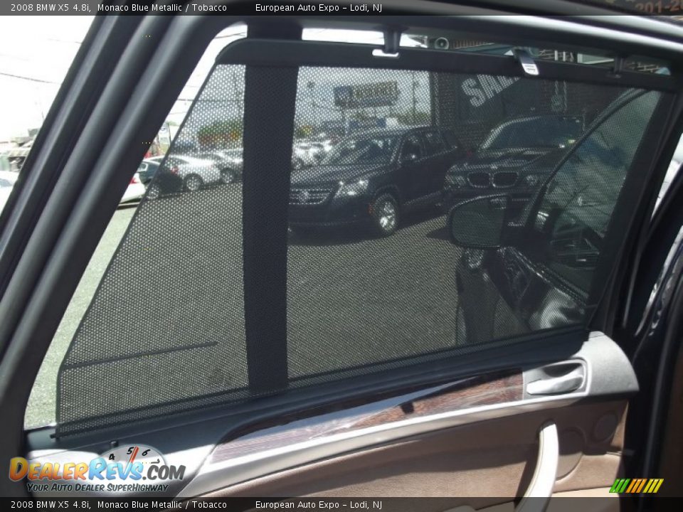2008 BMW X5 4.8i Monaco Blue Metallic / Tobacco Photo #36