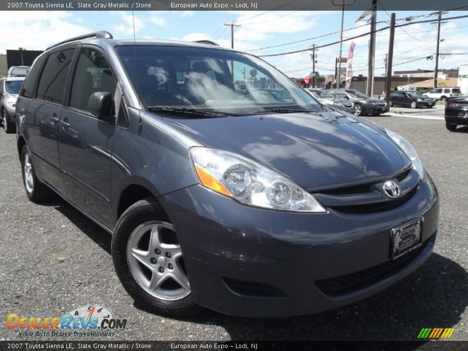 2007 Toyota Sienna LE Slate Gray Metallic / Stone Photo #2