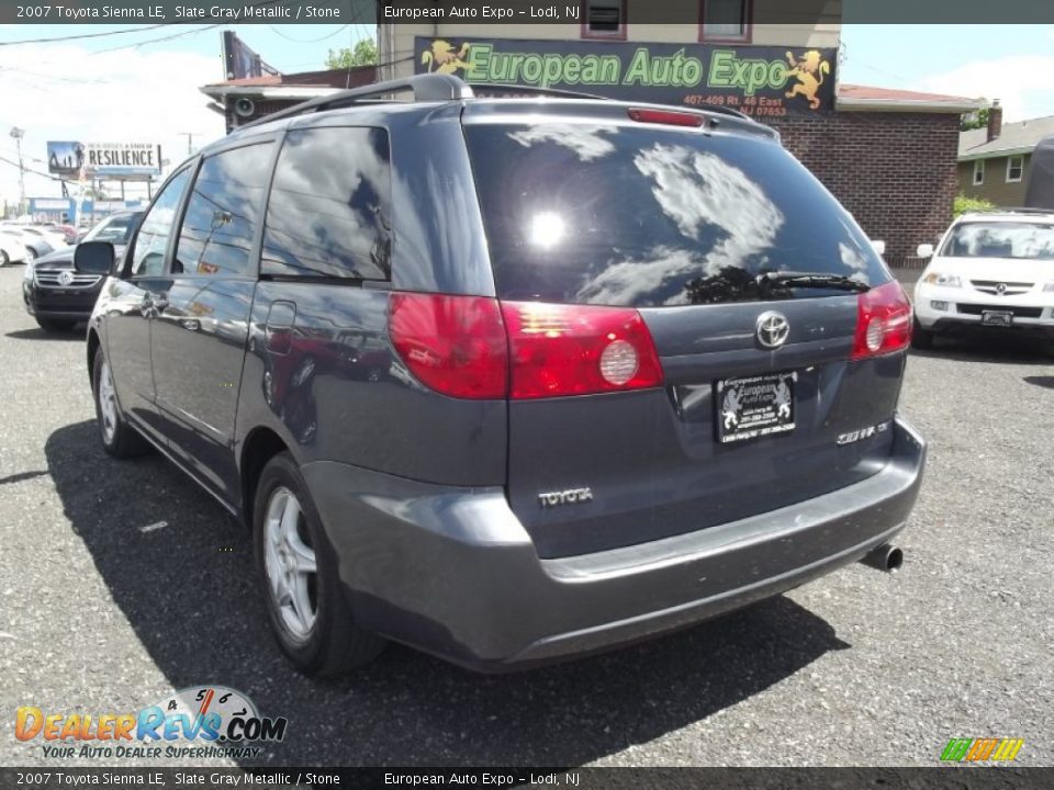 2007 Toyota Sienna LE Slate Gray Metallic / Stone Photo #6
