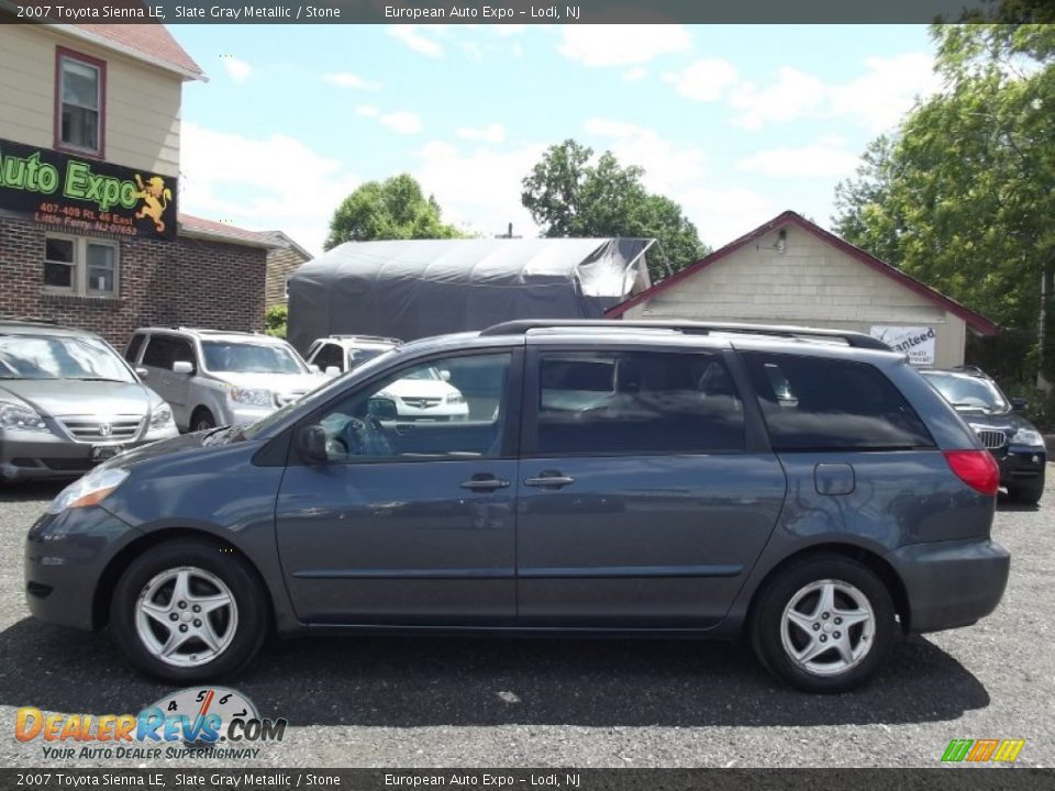 2007 Toyota Sienna LE Slate Gray Metallic / Stone Photo #7