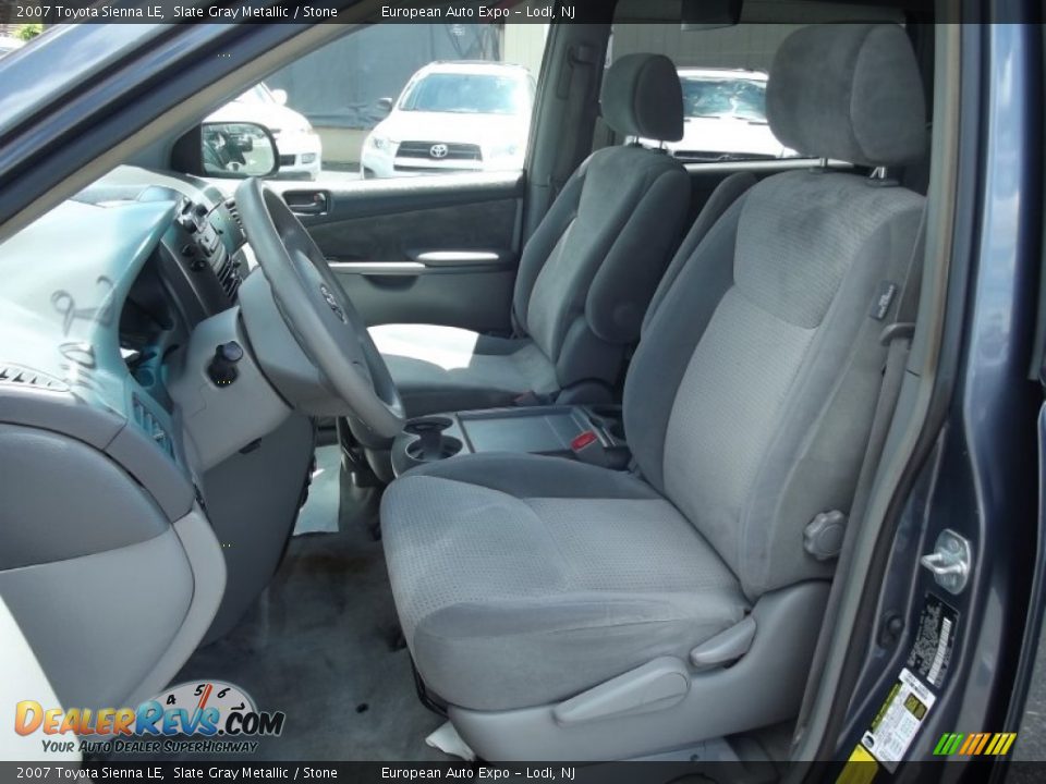2007 Toyota Sienna LE Slate Gray Metallic / Stone Photo #10