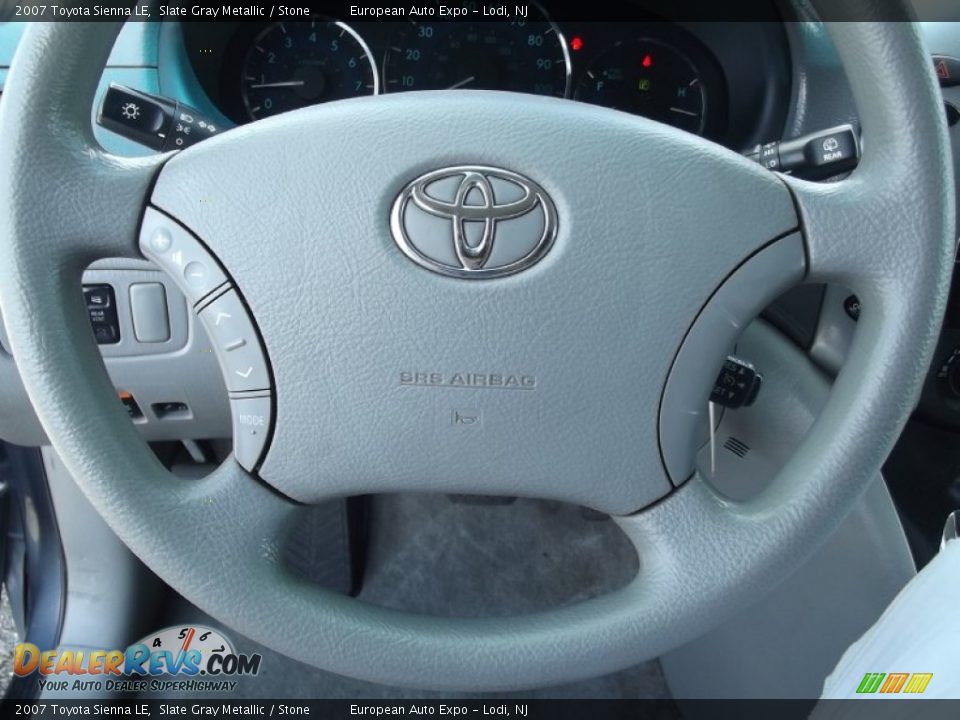 2007 Toyota Sienna LE Slate Gray Metallic / Stone Photo #12
