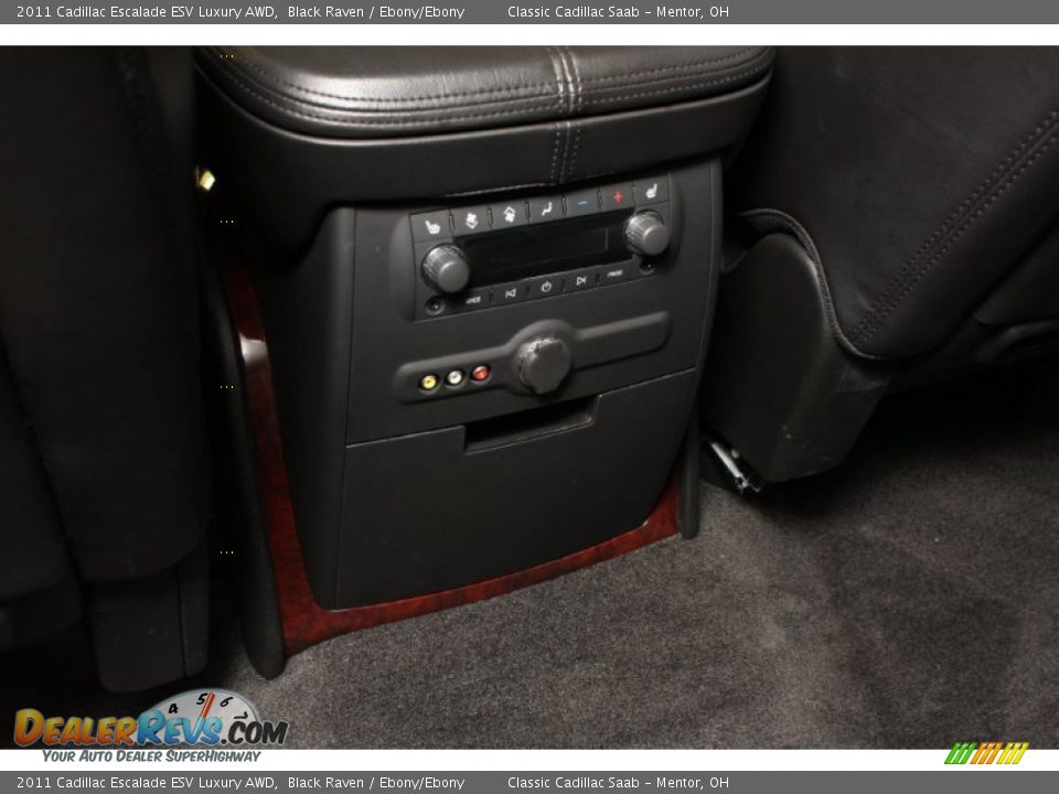 2011 Cadillac Escalade ESV Luxury AWD Black Raven / Ebony/Ebony Photo #19
