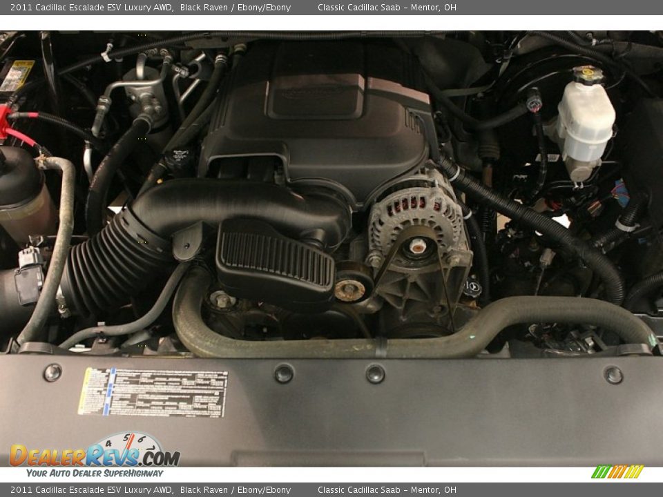 2011 Cadillac Escalade ESV Luxury AWD Black Raven / Ebony/Ebony Photo #23