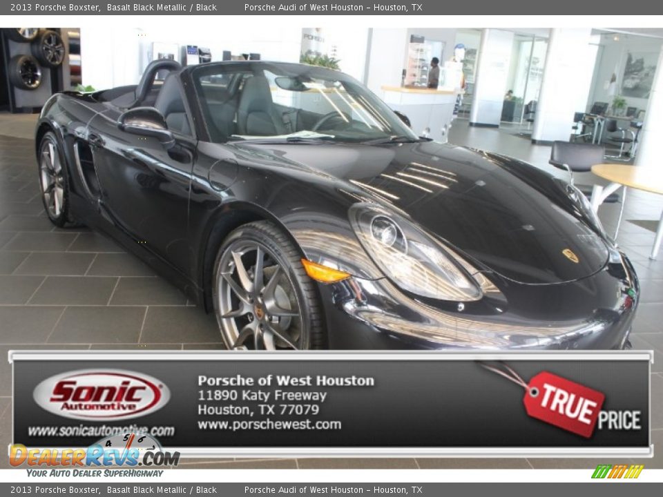 2013 Porsche Boxster Basalt Black Metallic / Black Photo #1