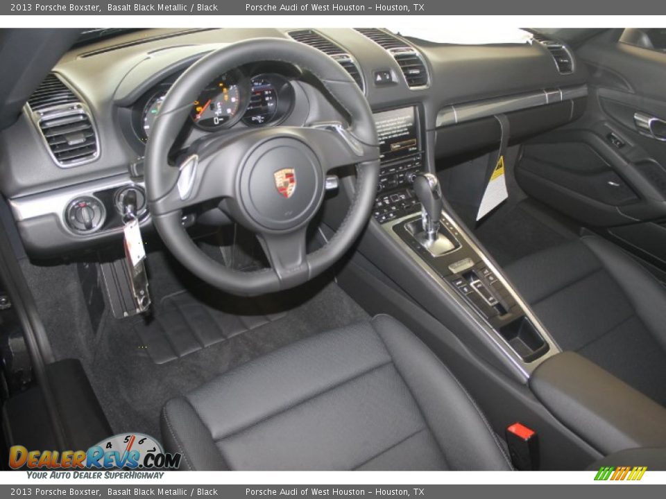 2013 Porsche Boxster Basalt Black Metallic / Black Photo #11