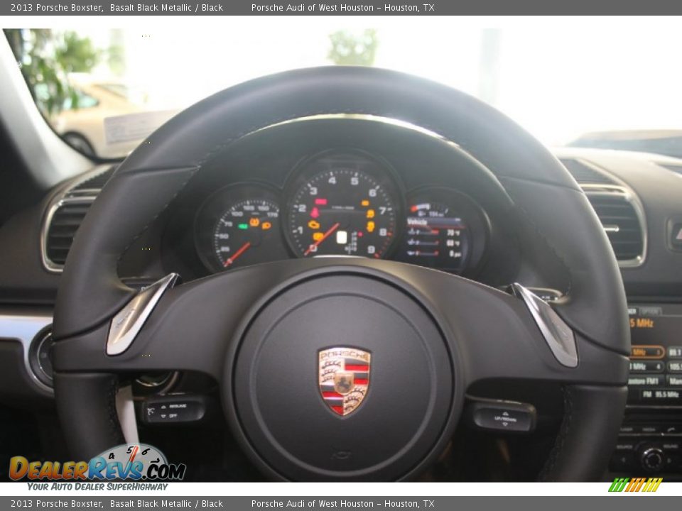 2013 Porsche Boxster Basalt Black Metallic / Black Photo #22
