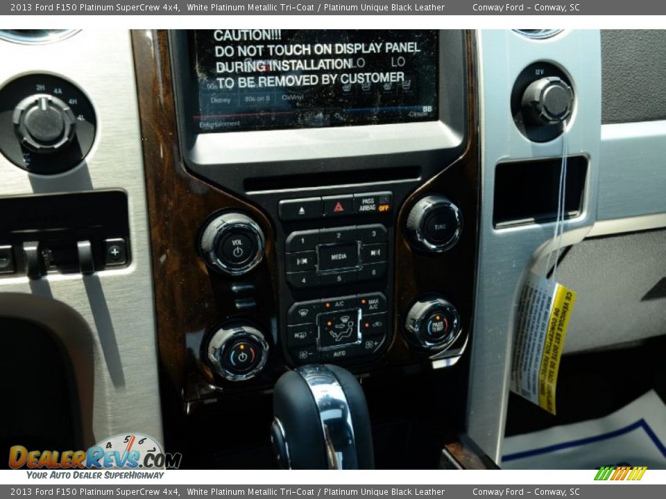 2013 Ford F150 Platinum SuperCrew 4x4 White Platinum Metallic Tri-Coat / Platinum Unique Black Leather Photo #23