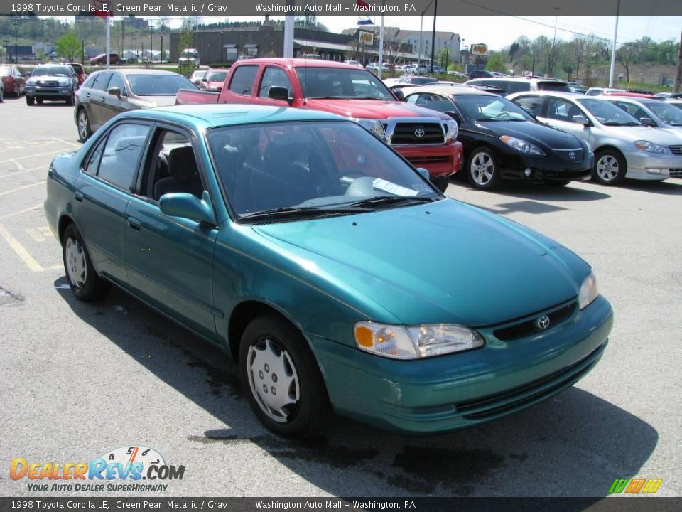 1998 Toyota Corolla LE Green Pearl Metallic / Gray Photo #7