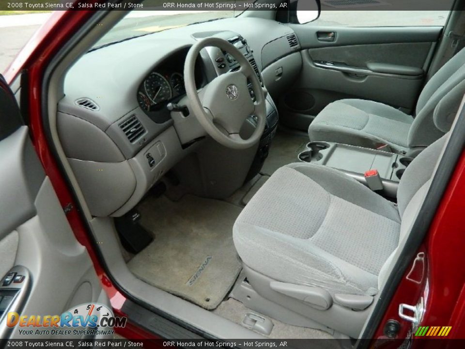 Stone Interior - 2008 Toyota Sienna CE Photo #9