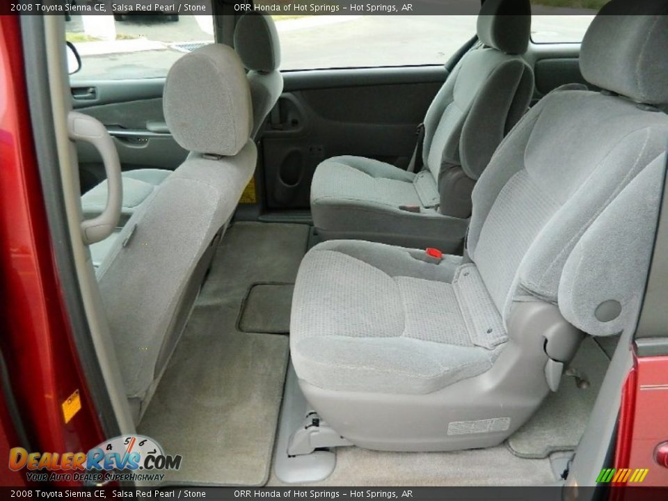 Rear Seat of 2008 Toyota Sienna CE Photo #10