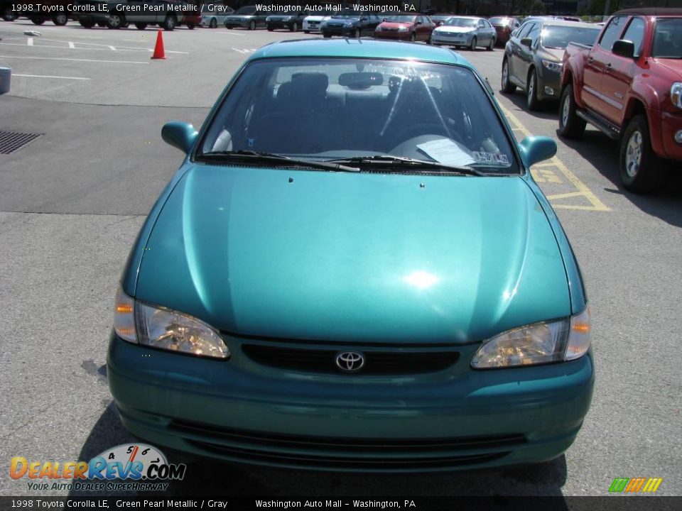 1998 Toyota Corolla LE Green Pearl Metallic / Gray Photo #8