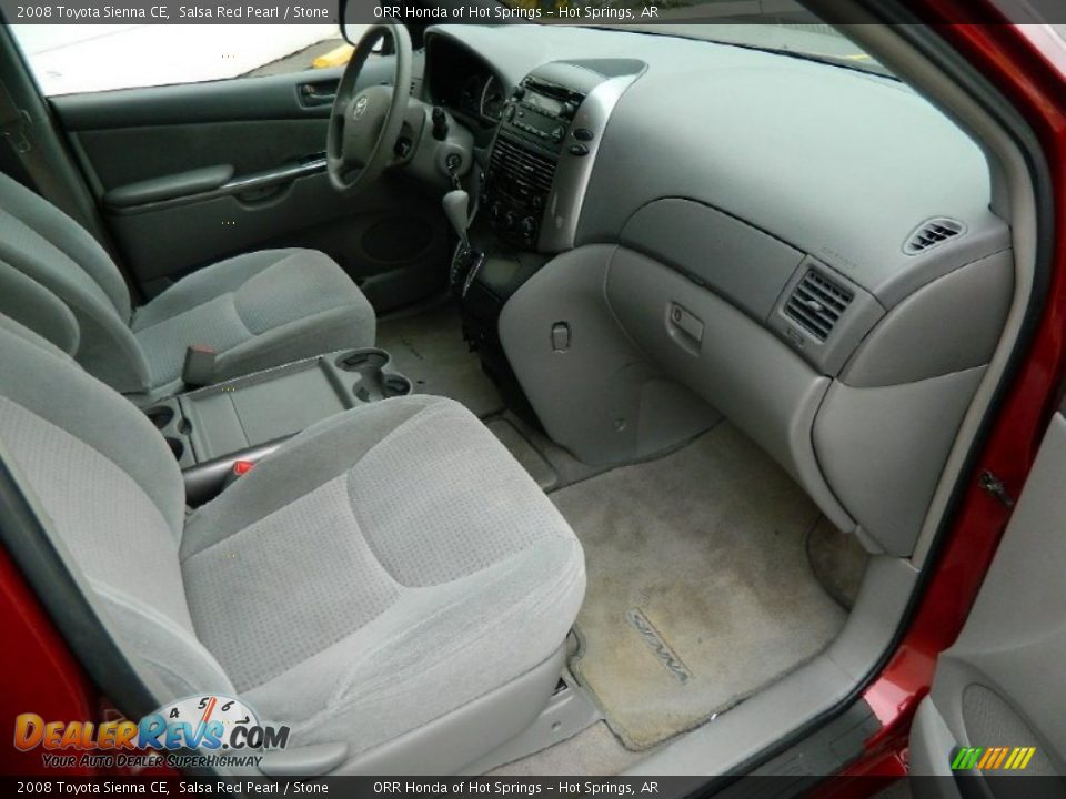 Stone Interior - 2008 Toyota Sienna CE Photo #15