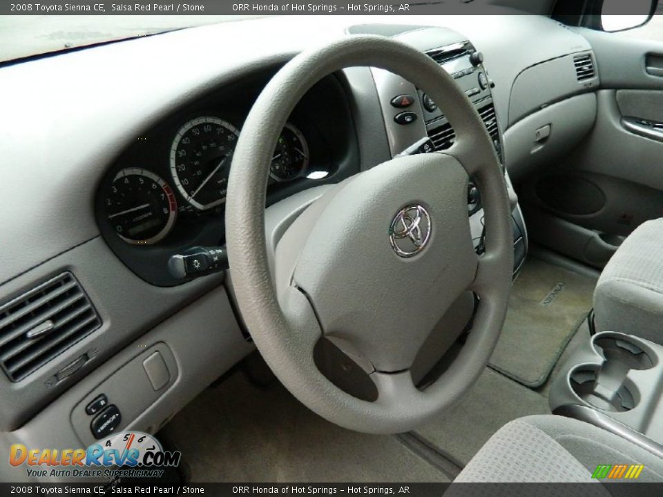 2008 Toyota Sienna CE Steering Wheel Photo #16