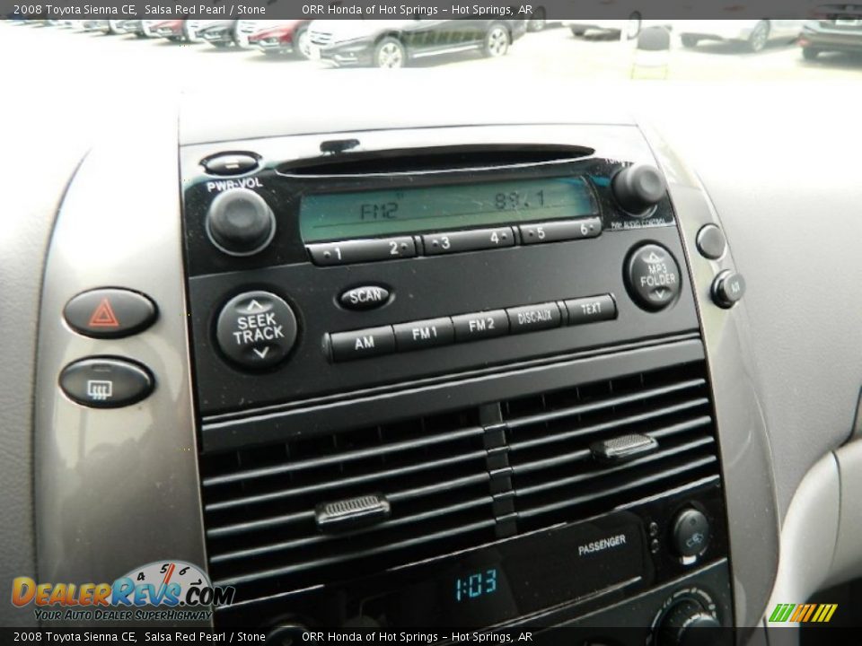 Audio System of 2008 Toyota Sienna CE Photo #17