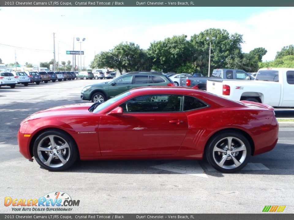 2013 Chevrolet Camaro LT/RS Coupe Crystal Red Tintcoat / Black Photo #3