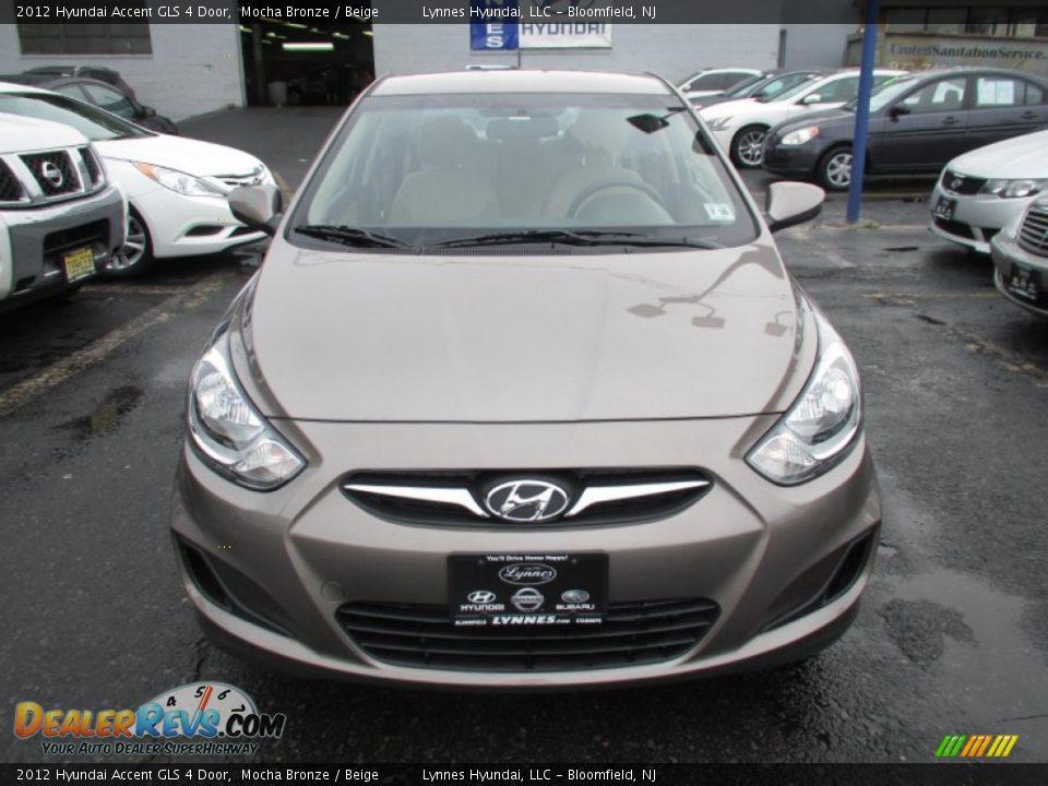 2012 Hyundai Accent GLS 4 Door Mocha Bronze / Beige Photo #1